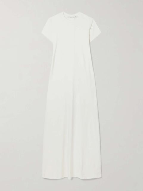 Proenza Schouler Noelle gathered cotton-blend jersey midi dress