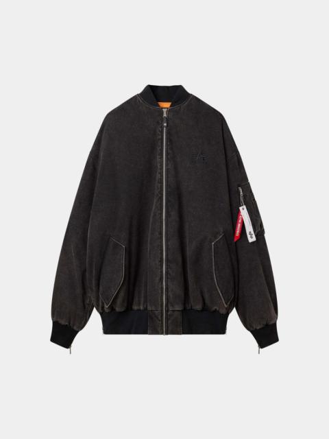 ALPHA INDUSTRIES PURPLE X ALPHA GIANT BOMBER
