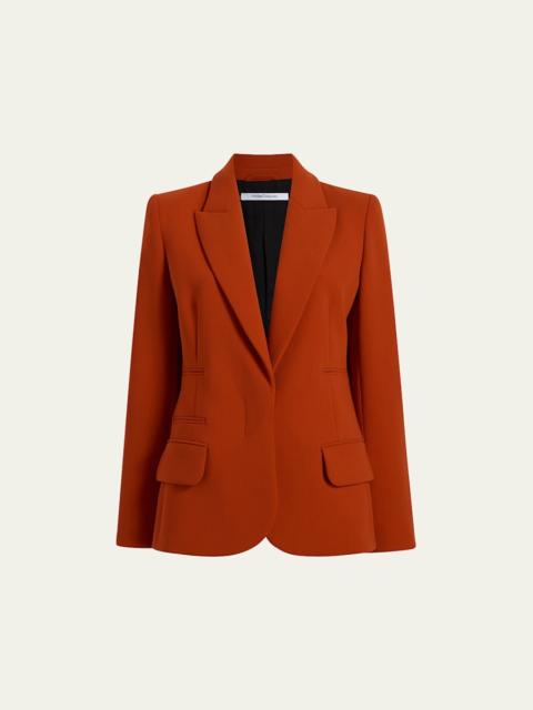 Another Tomorrow Doppio Tailored Blazer Jacket