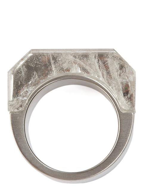 Rick Owens Double Crystal Hollywood ring
