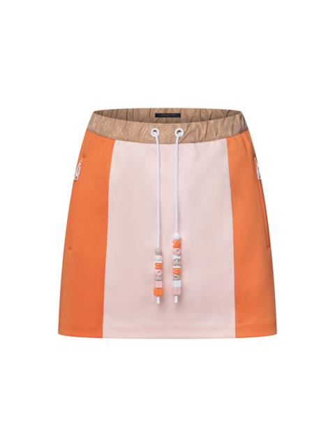 Louis Vuitton Color-Blocked Mini Skirt