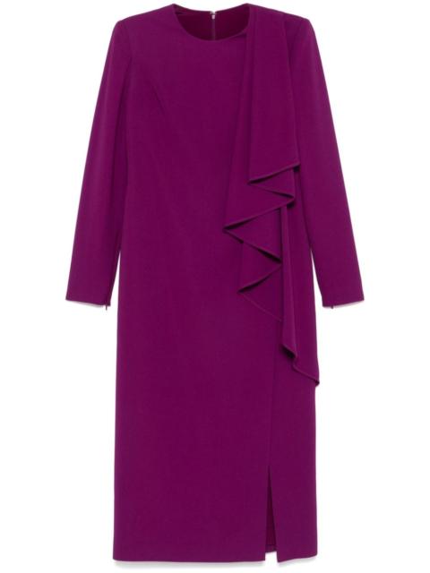 ELIE SAAB cady midi dress
