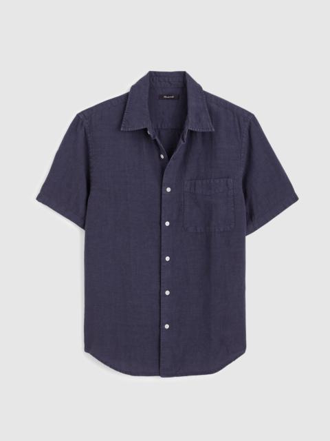 Madewell The Allday Short-Sleeve Shirt in Linen