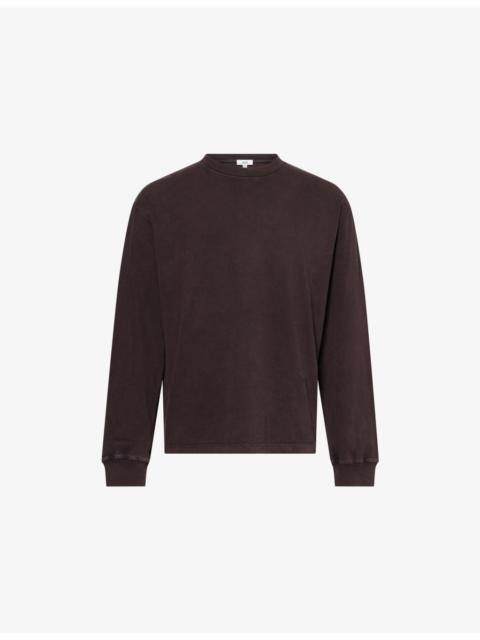 AGOLDE Asha Mock-Neck Cotton-Jersey Sweatshirt