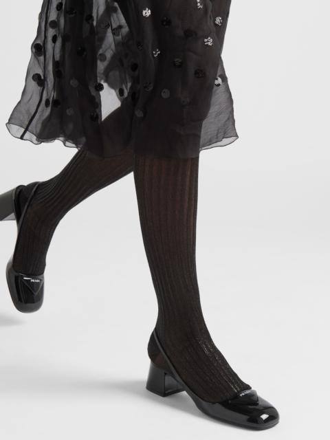 Prada Lurex tights