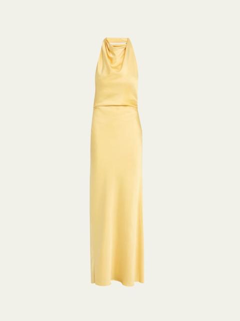 SIMKHAI Reannon Satin Halter Dress