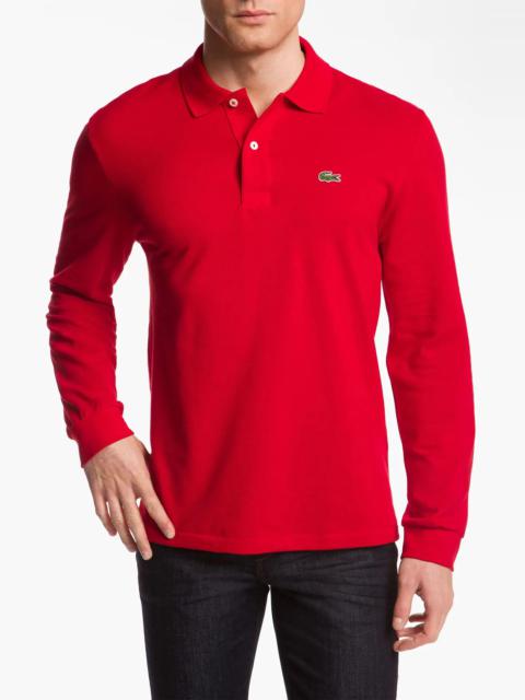 Regular Fit Long Sleeve Piqué Polo