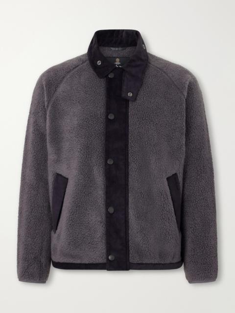 Barbour Transporter Corduroy-Trimmed Fleece Jacket