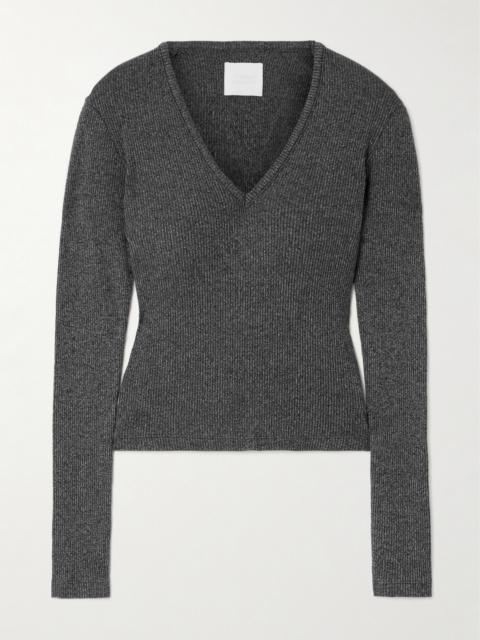 Citizens of Humanity Emma Ribbed Stretch-knit Sweater