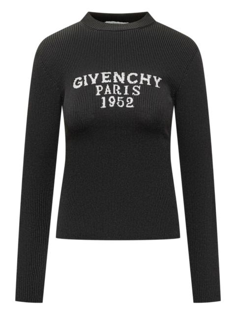 Givenchy ribbed logo-jacquard sweater