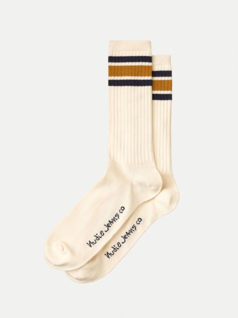 Nudie Jeans Amundsson Sport Socks Cream