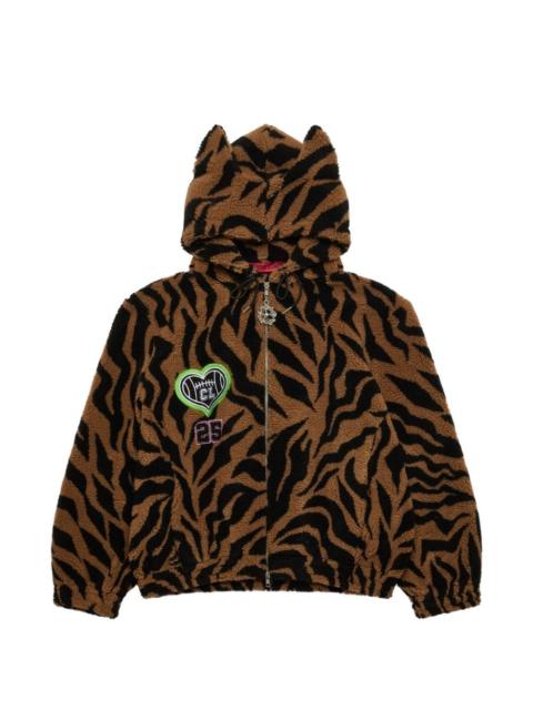Chopova Lowena tiger print hooded sweatshirt
