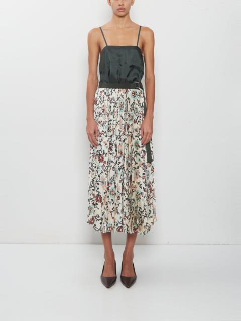 sacai Floral Print Skirt