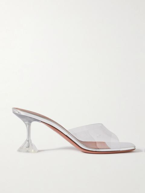 Amina Muaddi Lupita Glass PVC mules Clear