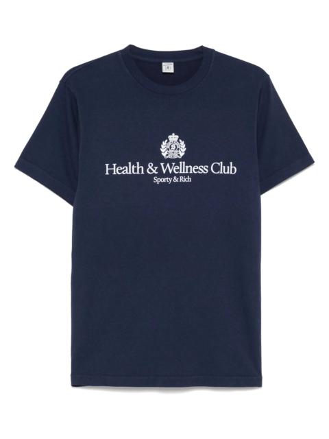 Sporty & Rich H&amp;W Crest T-shirt