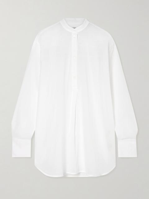 TOTEME Embroidered Organic Cotton-voile Shirt