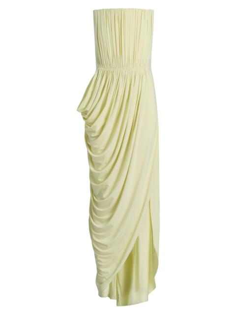 Stella McCartney Women's Crepe Jersey Strapless Gown - Sherbet Yellow