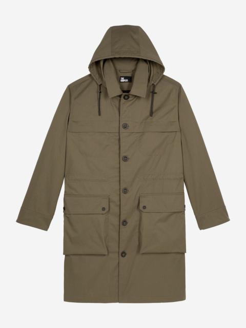 The Kooples KHAKI HOODED PARKA