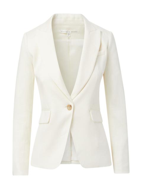 VERONICA BEARD CUTAWAY LINEN DICKEY JACKET