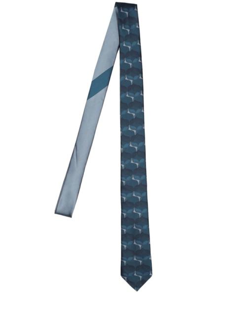 Dries Van Noten Printed silk tie