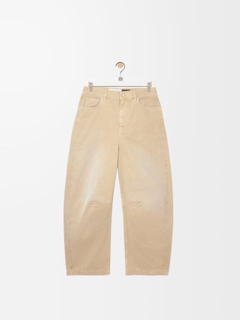 Loewe Barrel trousers in cotton