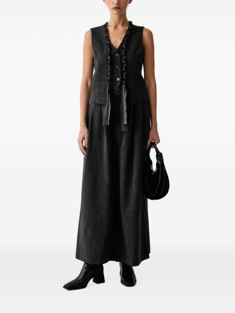 ELEH elasticated-waist high-waisted skirt