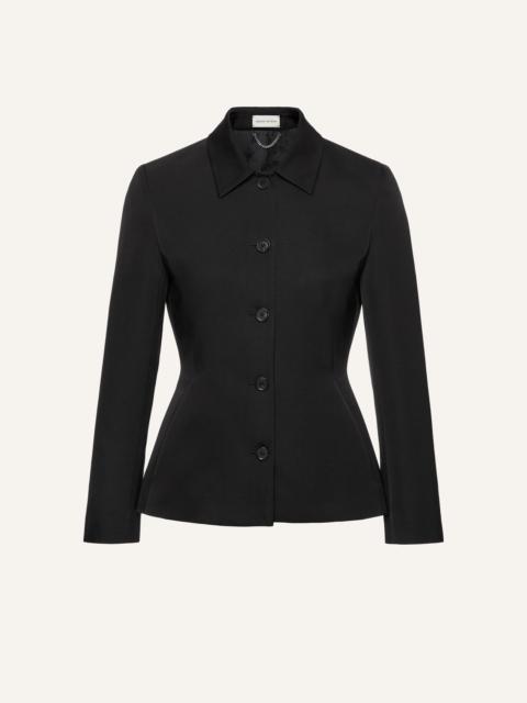 MAGDA BUTRYM Classic button-up blazer in black