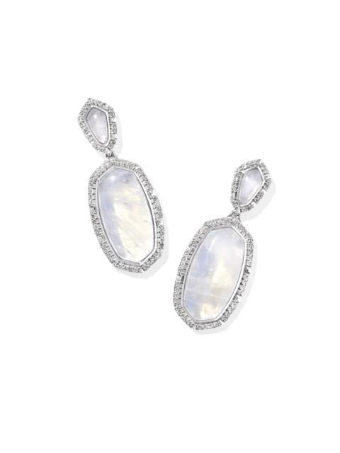 KENDRA SCOTT Dani 14k White Gold Statement Earrings