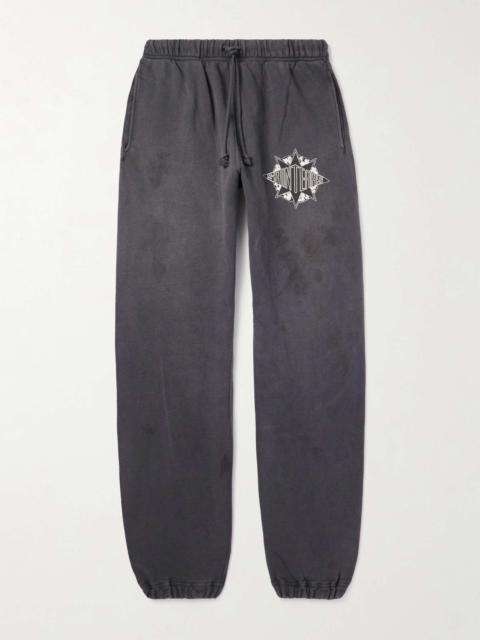 + Denim Tears Logo-Print Cotton-Jersey Sweatpants