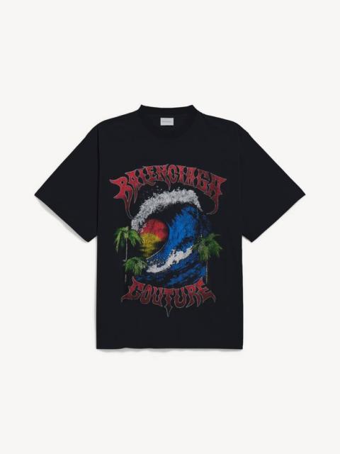 BALENCIAGA Men's Vintage Surfer Oversized T-shirt in White