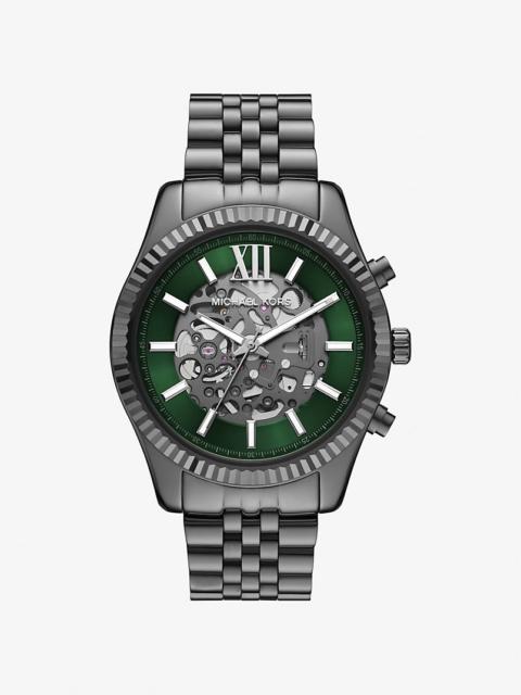 MICHAEL KORS Oversized Lexington Gunmetal Watch