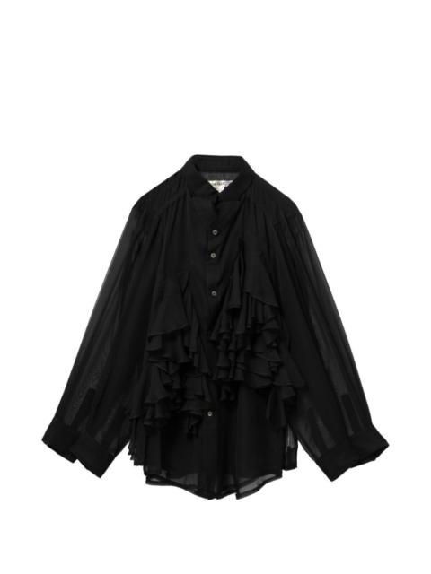 Comme Des Garçons ruffled shirt