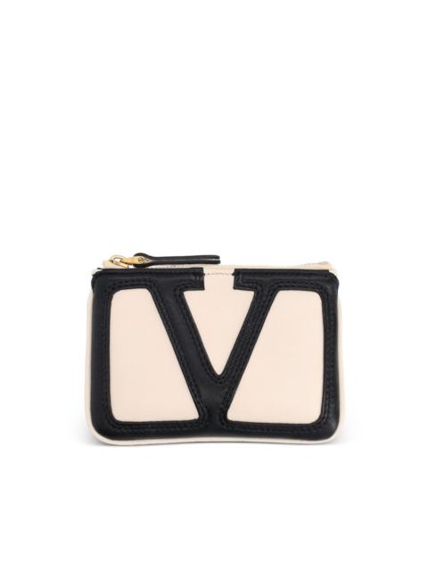Valentino logo zip wallet