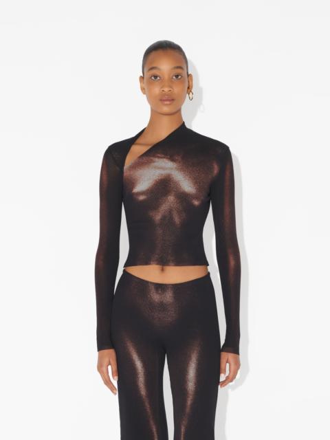 Jean Paul Gaultier THE BRONZE BODY DUST CROP TOP
