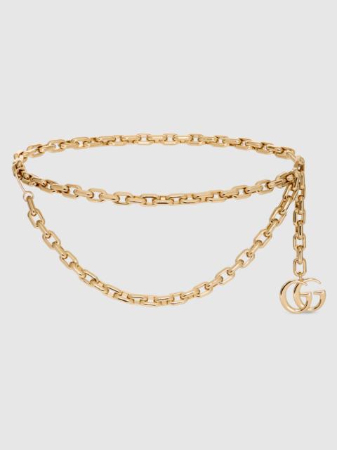 GUCCI Charm double chain belt