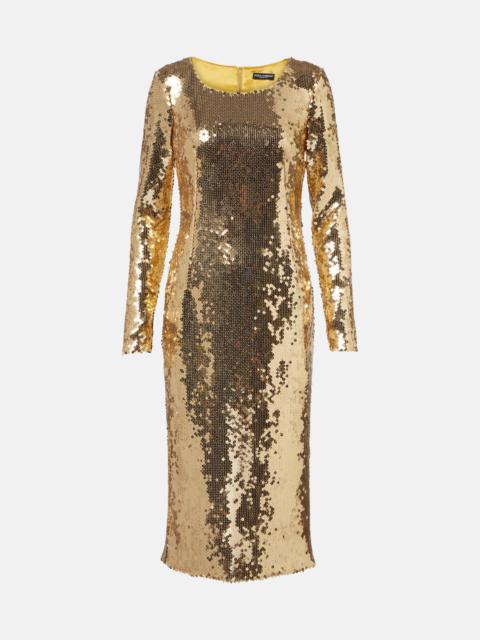 Dolce & Gabbana Sequined midi dress