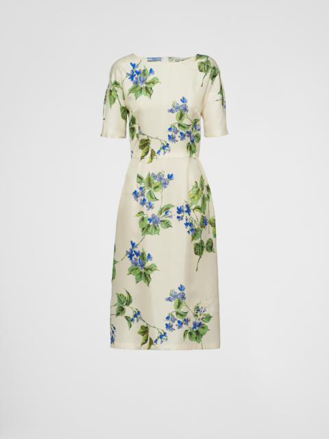 Prada Re-Edition 2003 printed silk twill dress | REVERSIBLE