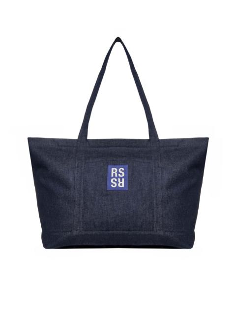 Raf Simons Raf Simons Logo Patch Denim Shopping Bag