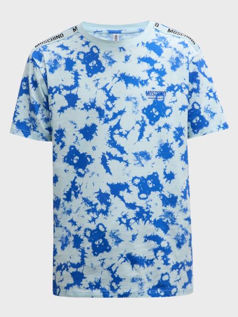 Moschino Men's Tie-Dye Underbear T-Shirt