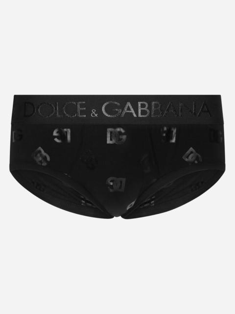 Dolce & Gabbana Two-way stretch jersey Brando briefs with DG logo