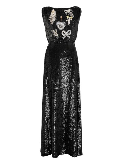 Temperley London Adalina sequin-embellished maxi dress