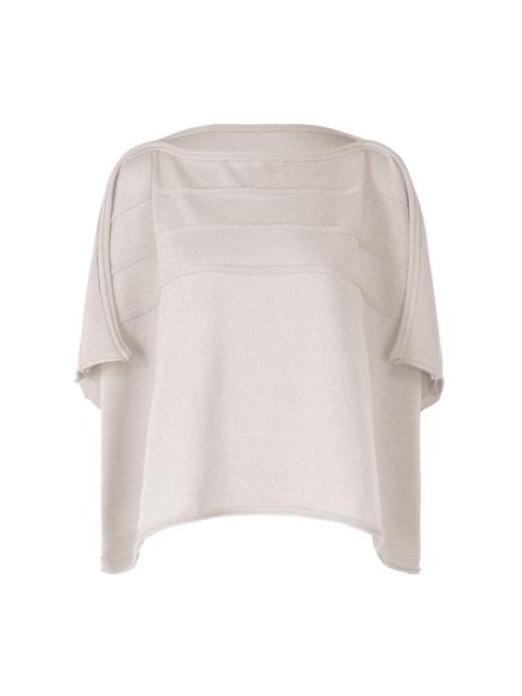 132 5. ISSEY MIYAKE RIPPLE WASHI KNIT TOP