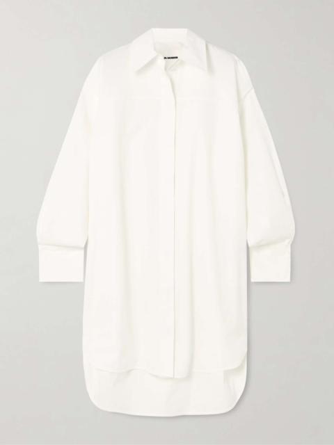 Jil Sander Oversized cotton-poplin mini shirt dress