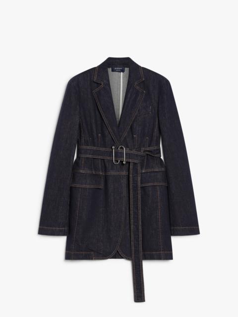 Sportmax DOMINO Oversized denim blazer
