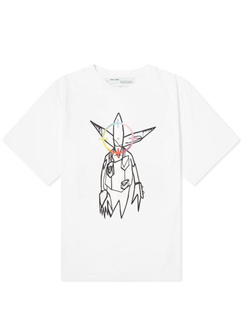 Off-White Off-White Futura Pointman Oversized Tee