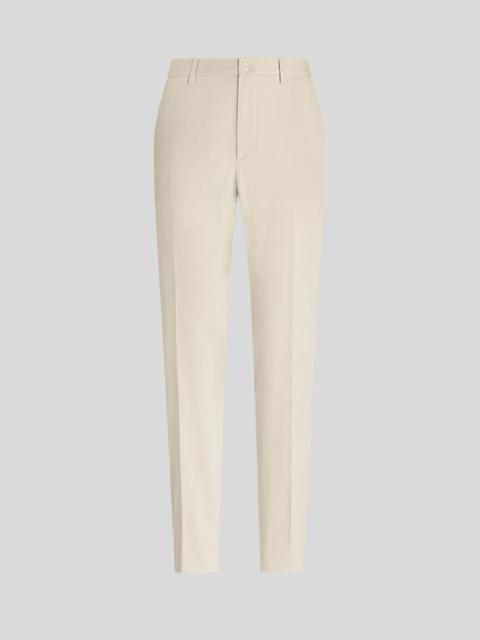 Etro COTTON GABARDINE TROUSERS
