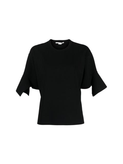 asymmetric short-sleeved T-shirt