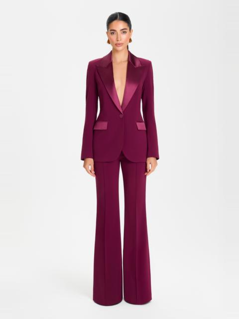 NADINE MERABI Natasha Burgundy Blazer