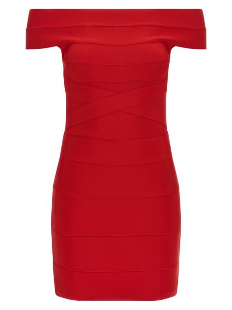 ROTATE Crossed Band Dress