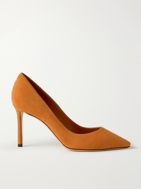 JIMMY CHOO Romy 85 Suede Pumps